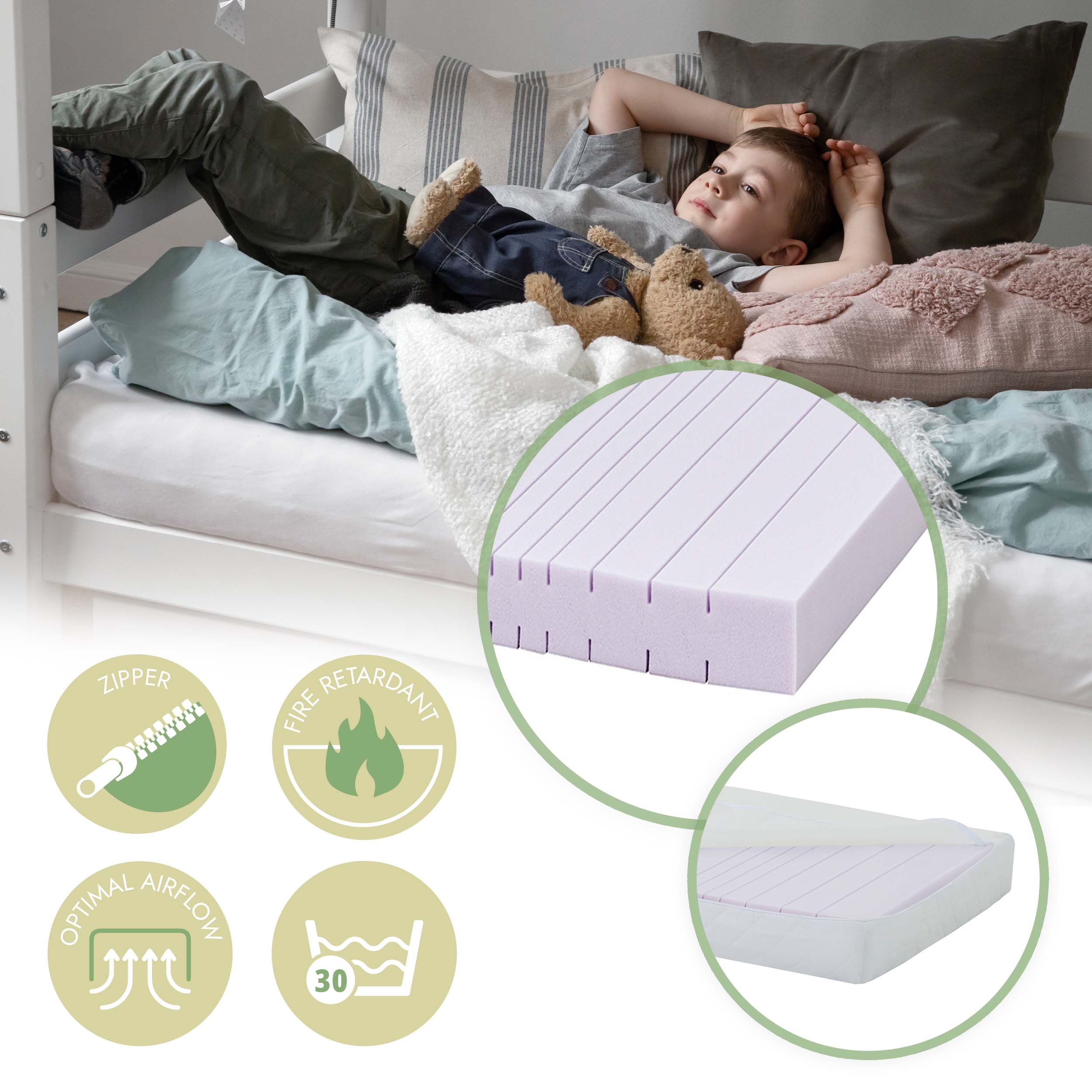 hoppekids-eco-dream-einzelbett-mit-kaltschaummatratze image 8
