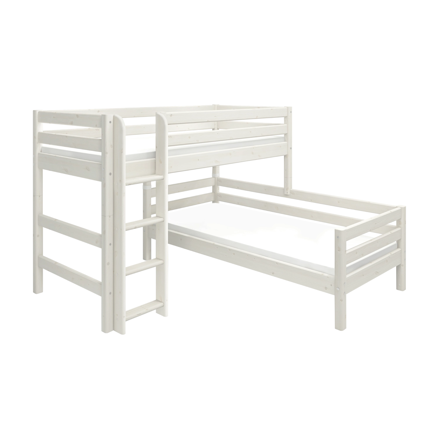 flexa-classic-etagenbett-143-cm-90x200-cm-wei-mit-leiter-und-absturzsicherung image 7