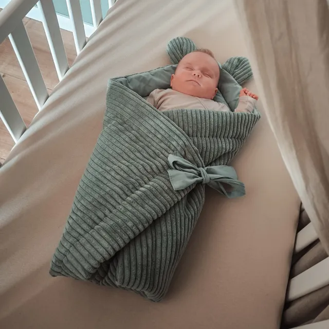 meowbaby-einschlagdecke-sthetik-cord-classic-cord-edition-zum-schlafen-kuscheln image 1