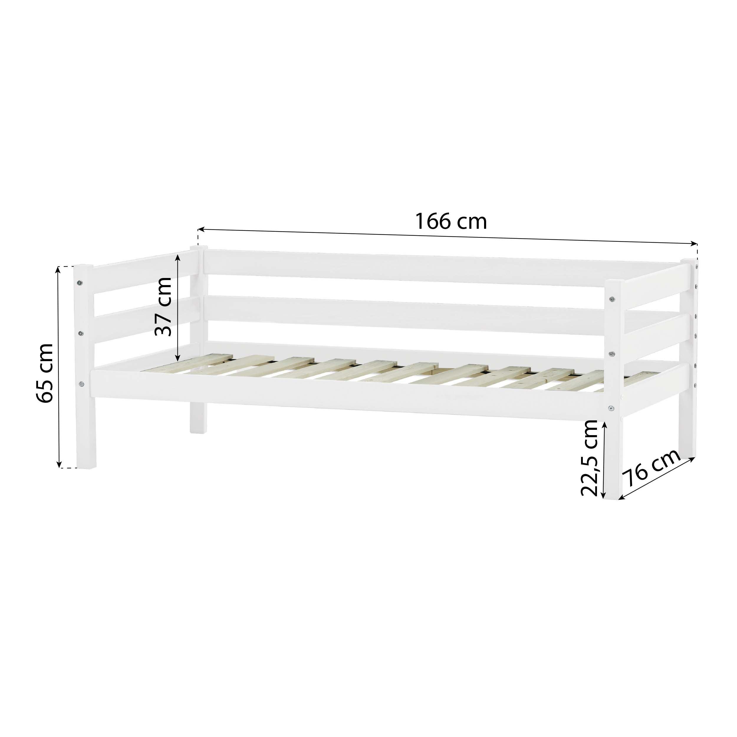 hoppekids-eco-comfort-einzelbett-mit-schaumstoffmatratze image 5