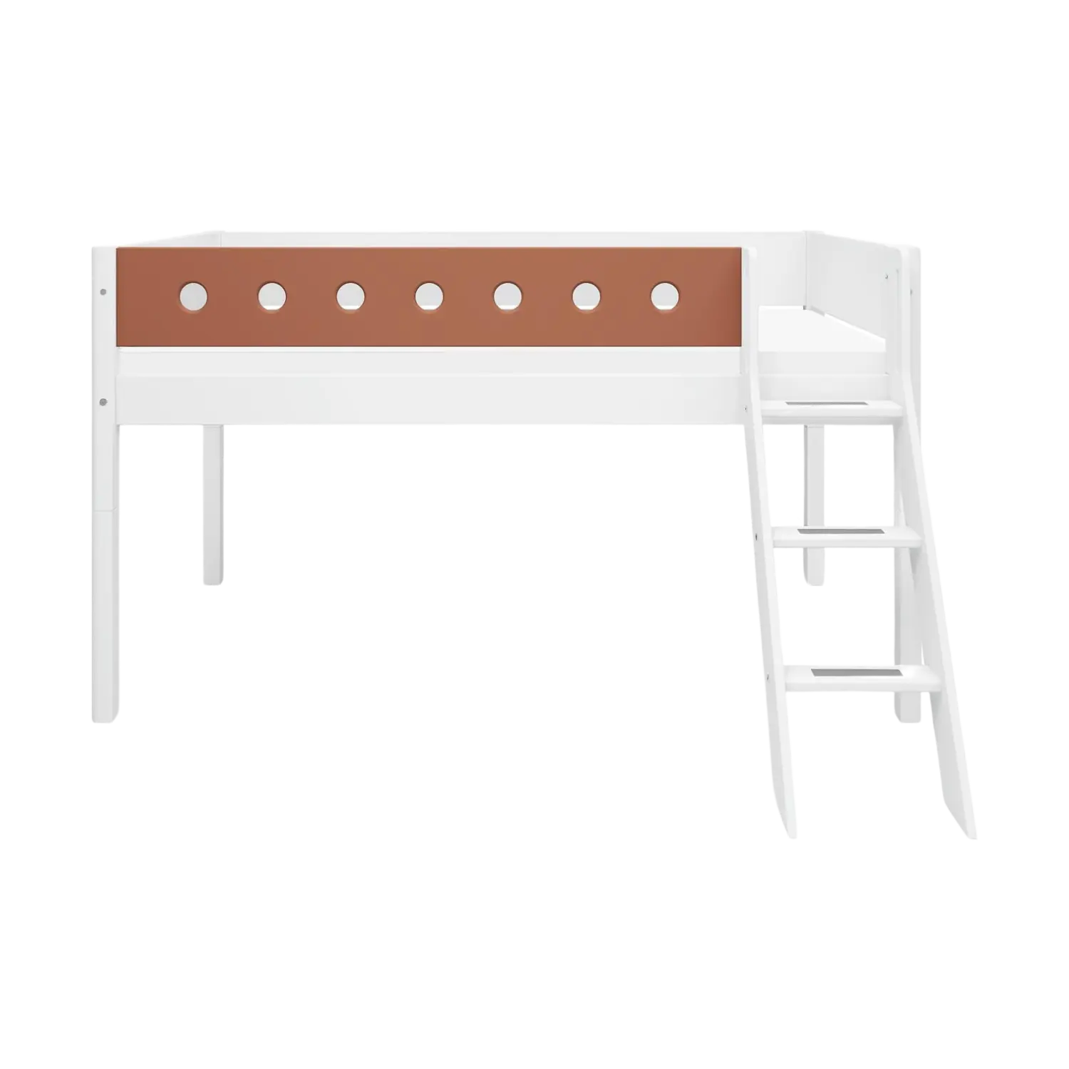 flexa-white-halbhohes-hochbett-120-cm-90x200-cm-wei-mit-schr-gleiter-bunt image 2