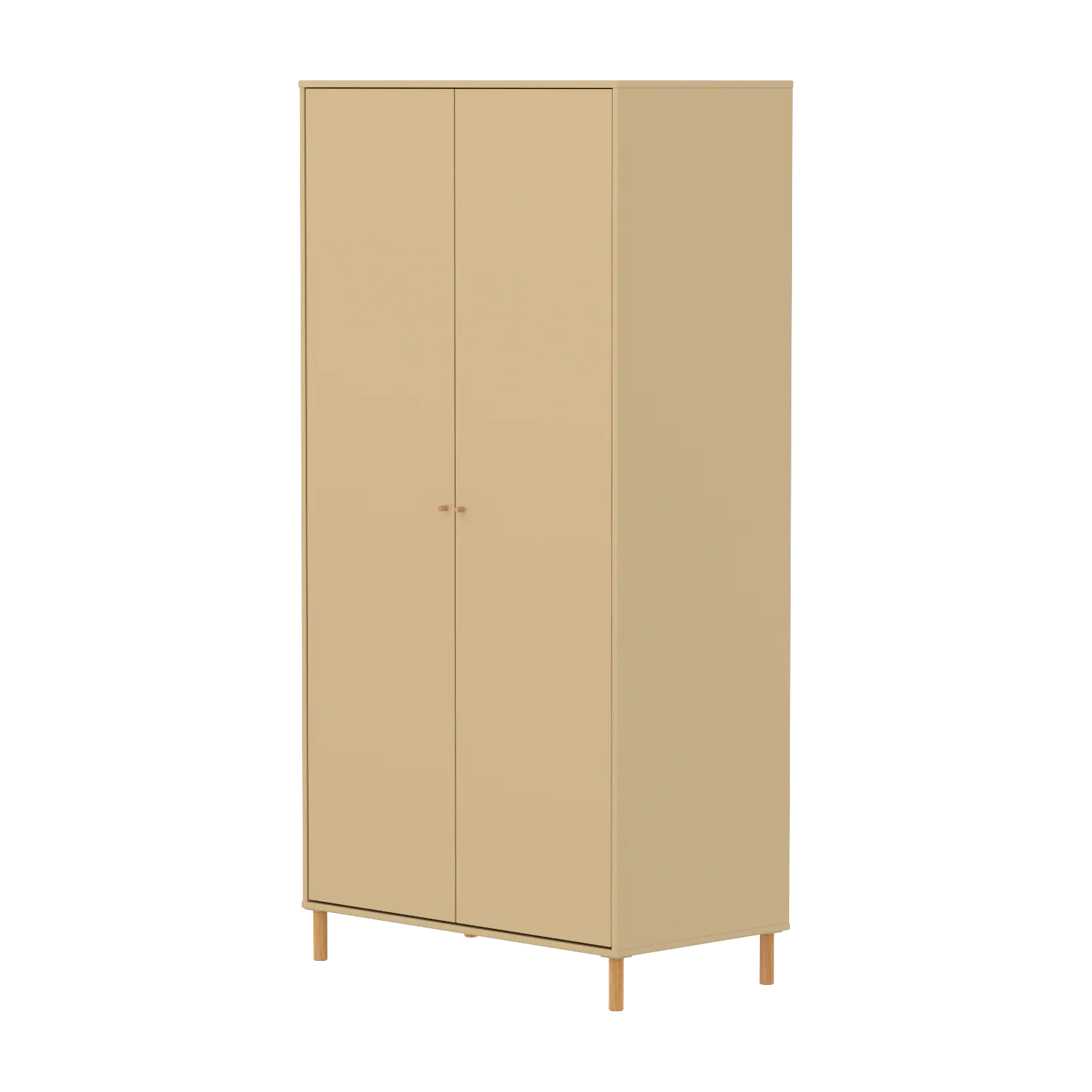 flexa-saga-kleiderschrank-2-t-ren-eichenf-e-und-griffe-oat image 1