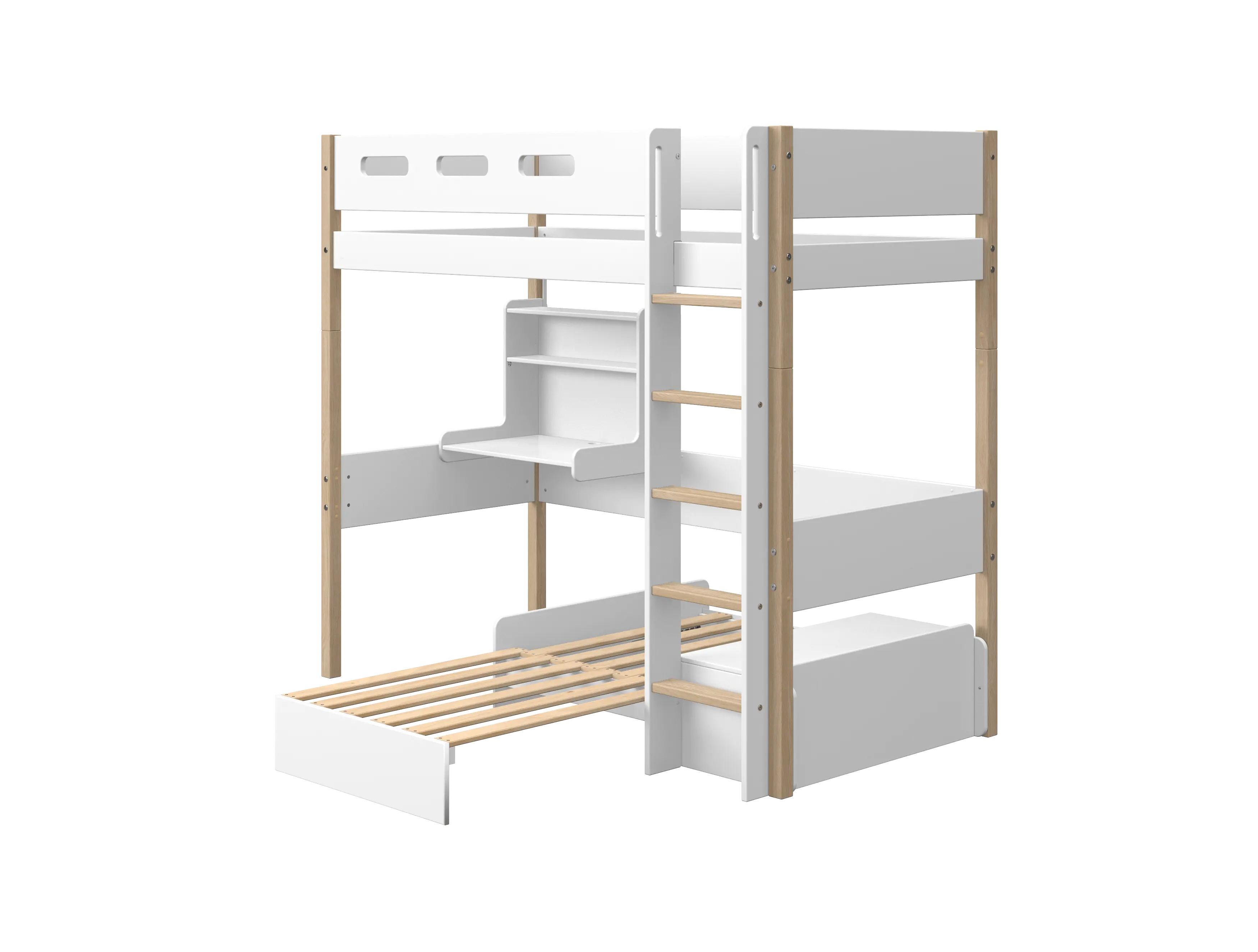 flexa-nor-casa-hochbett-184-cm-mit-sofa-schreibtisch-leiter-und-absturzsicherung image 1
