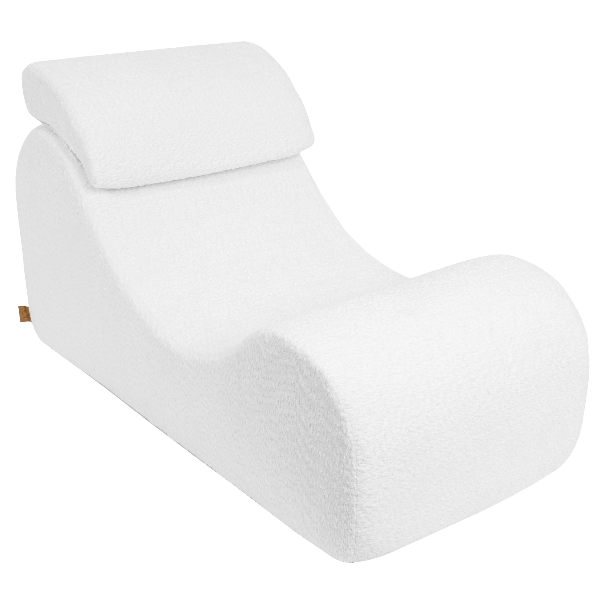 meowbaby-wave-lounger-boucl-designer-sessel-creme-wei image 2