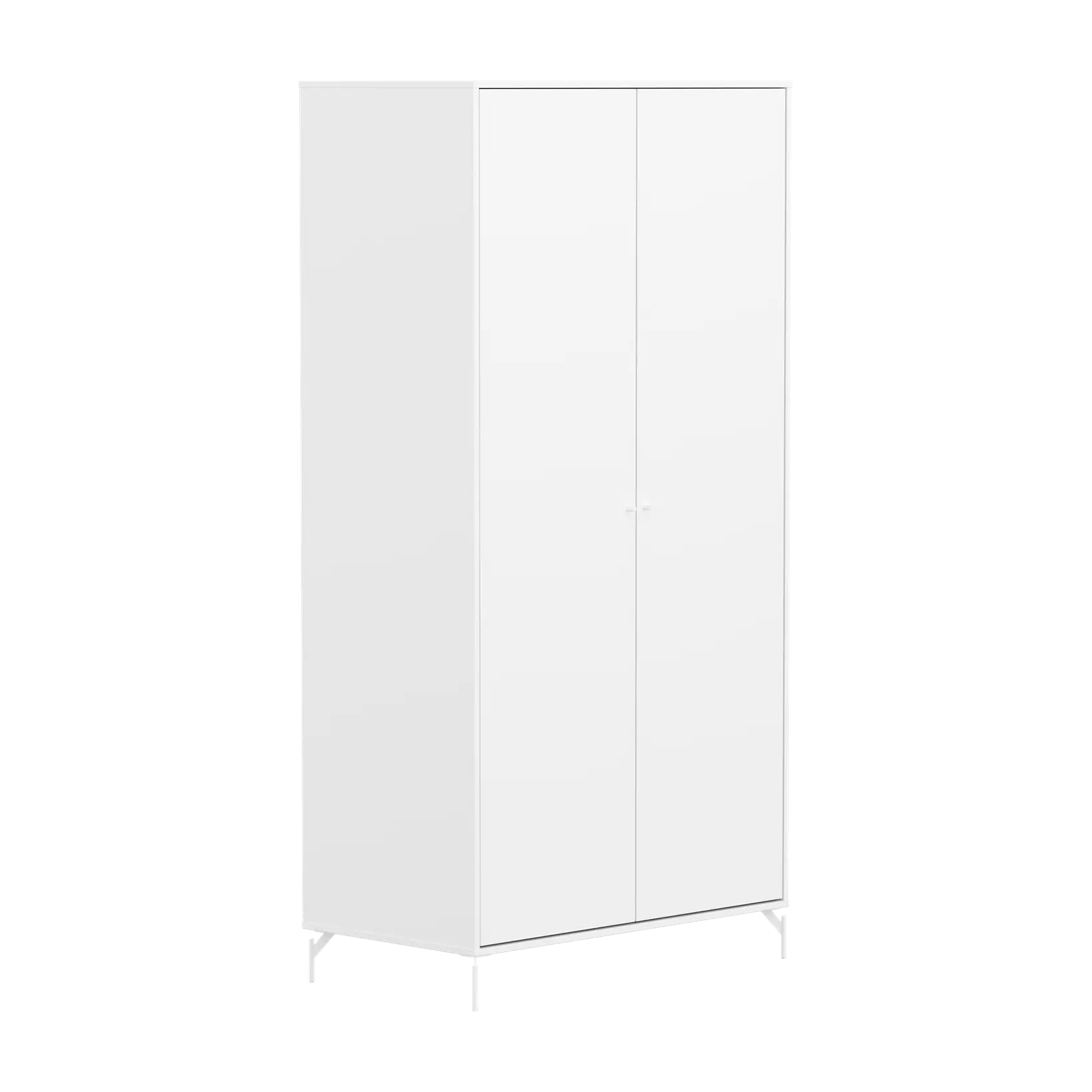 flexa-saga-kleiderschrank-2-t-ren-metallf-e-wei image 3