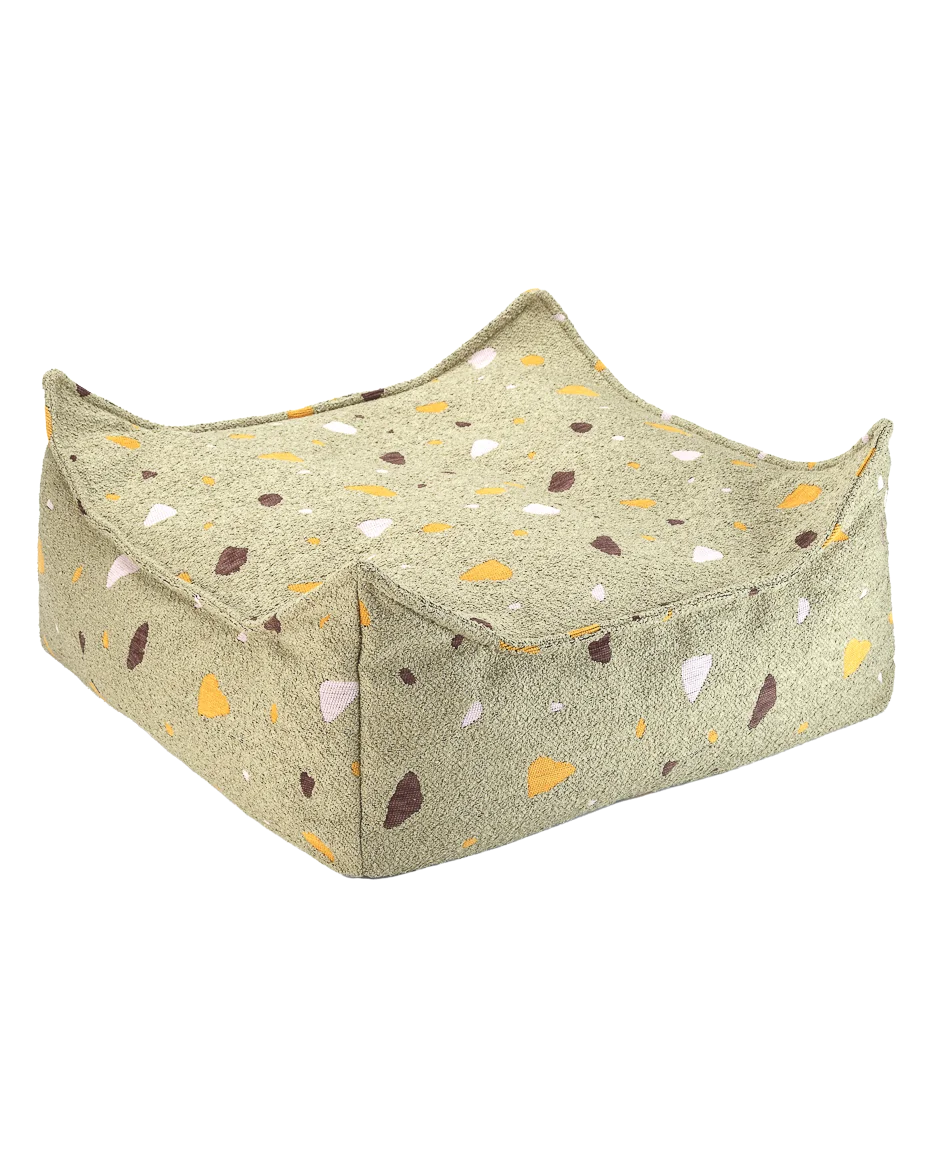 wigiwama-terrazzo-moss-quadratischer-ottomanen-zusatzbezug image 2