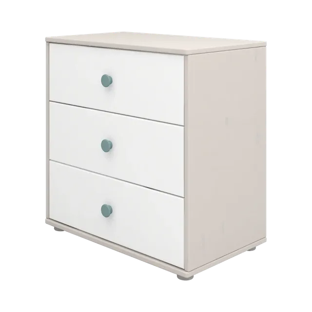 flexa-classic-kommode-mit-3-schubladen-grau image 1