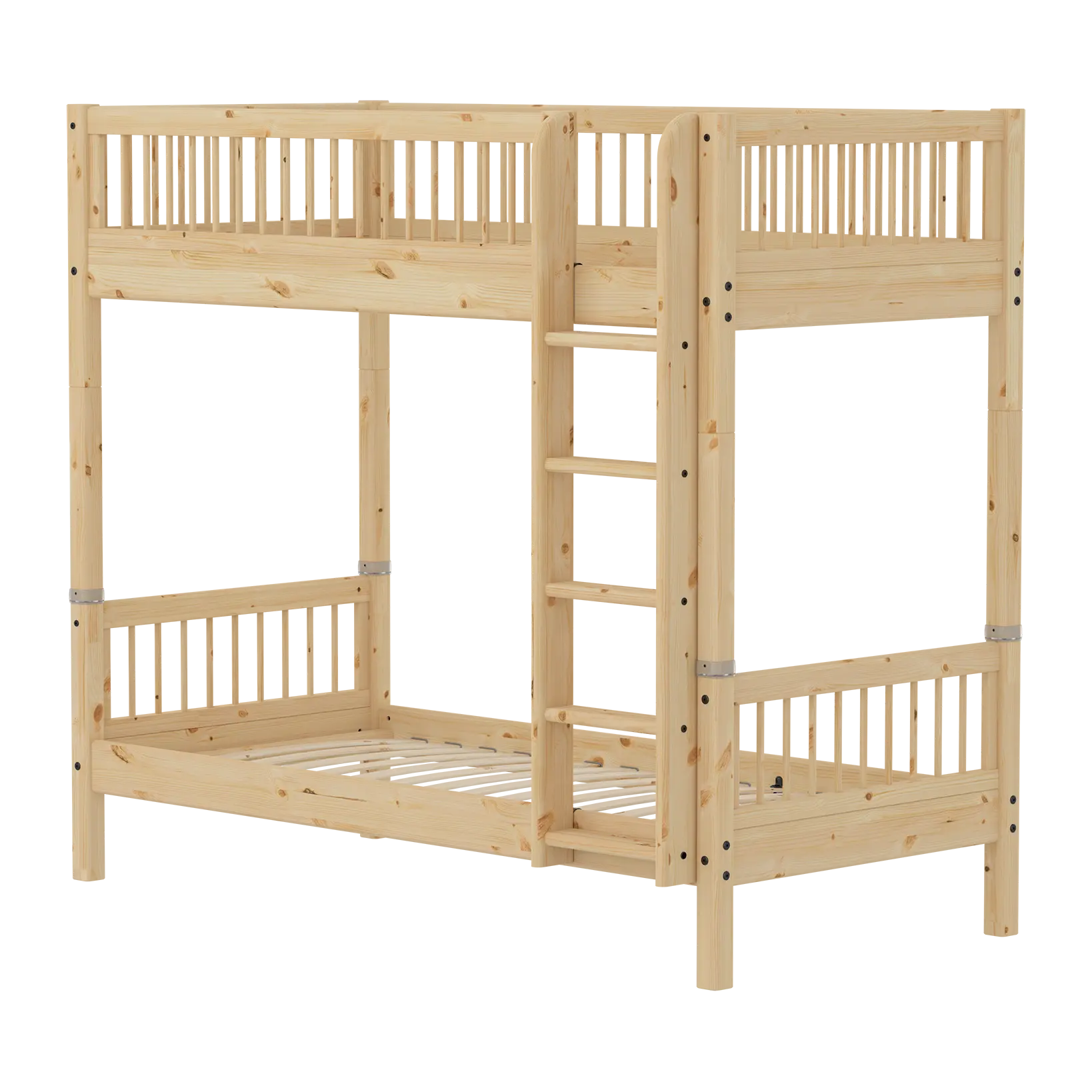 flexa-classic-raw-etagenbett-mit-extra-h-he-90x200-cm-kiefernholz image 1