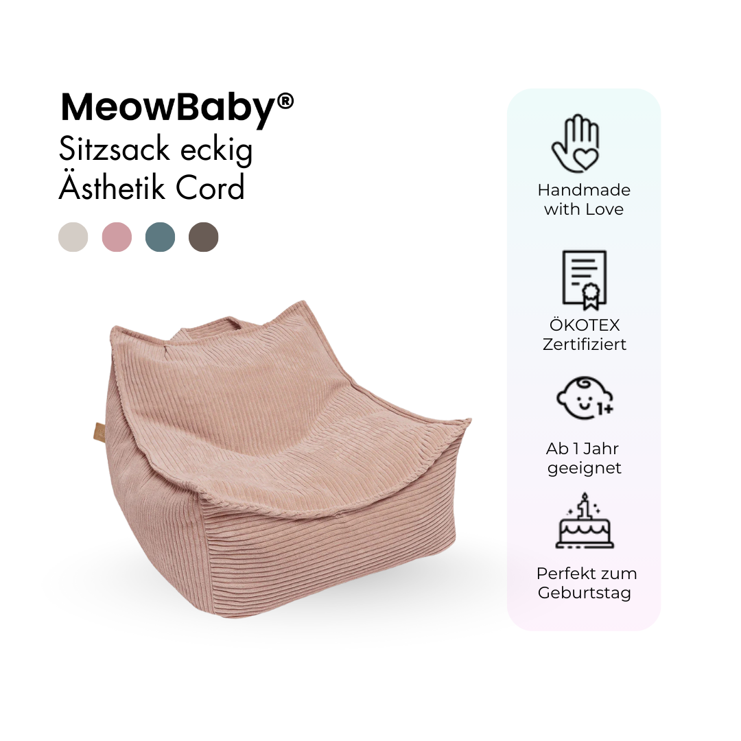 meowbaby-kindersessel-sthetik-cord-eckig-classic-cord-edition image 2