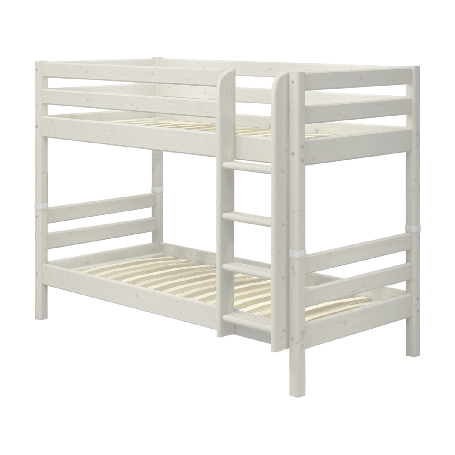 flexa-leiter-und-pfosten-f-r-classic-etagenbett-154-cm-wei-massiv-kiefer image 2