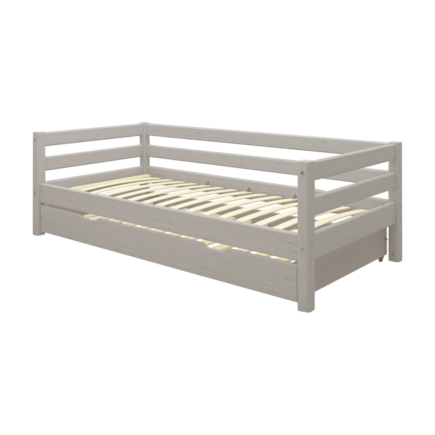 flexa-classic-einzelbett-90x200-cm-mit-ausziehbett-90x190-cm-grau image 7