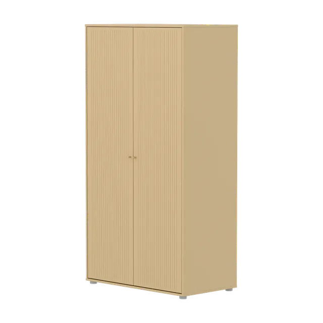 flexa-saga-kleiderschrank-2-t-ren-rillen-griffe-eiche-oat image 1