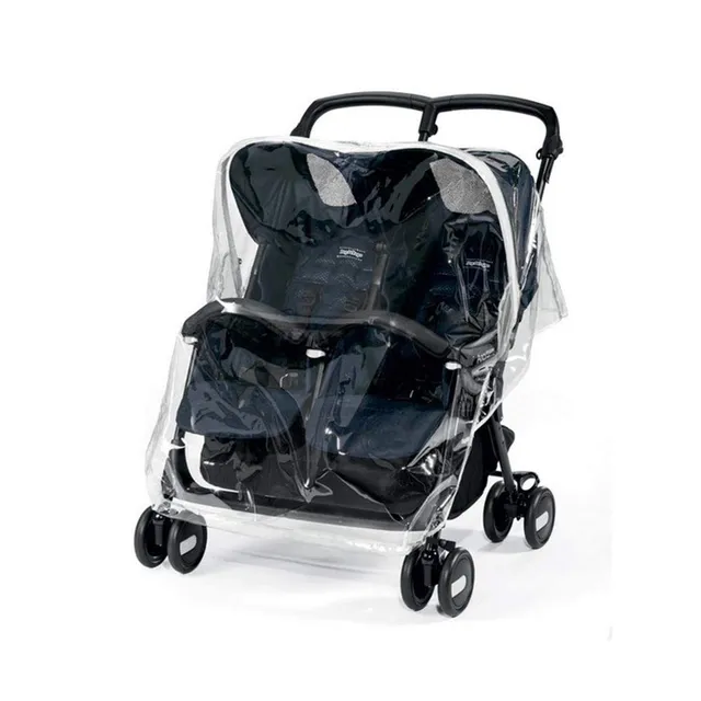 peg-perego-regenschutz-pliko-mini-twin-aria-shopper-twin-transparent image 1