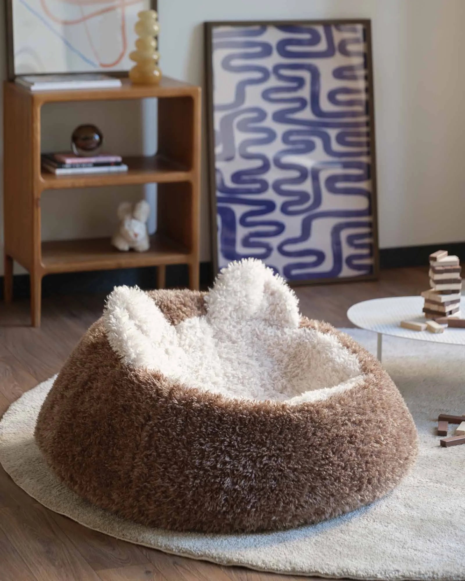 wigiwama-truffle-yeti-sitzsack-flauschiger-kindersitzsack image 3