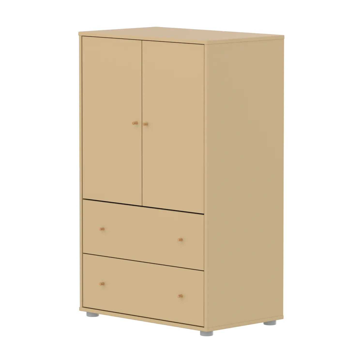 flexa-saga-schrank-2-t-ren-2-schubladen-griffe-in-eiche-oat image 1