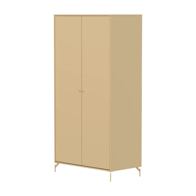 flexa-saga-kleiderschrank-2-t-ren-metallf-e-oat image 1