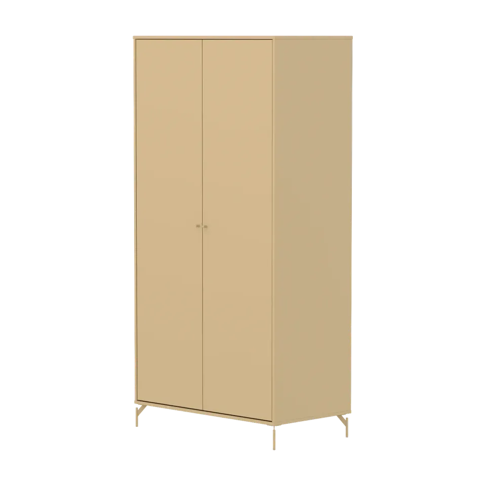 flexa-saga-kleiderschrank-2-t-ren-metallf-e-oat image 1
