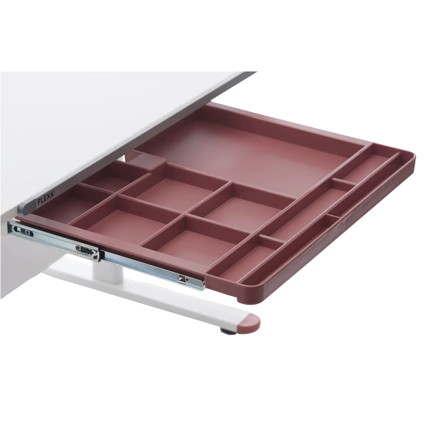 flexa-evo-schreibtischschublade-misty-rose-63-5x46-cm-kunststoff-mit-12-f-chern- image 1