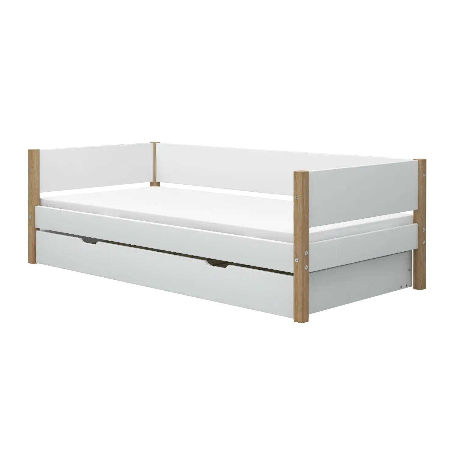 flexa-nor-einzelbett-90x200-cm-mit-ausziehbett-90x190-cm-wei-eiche image 1