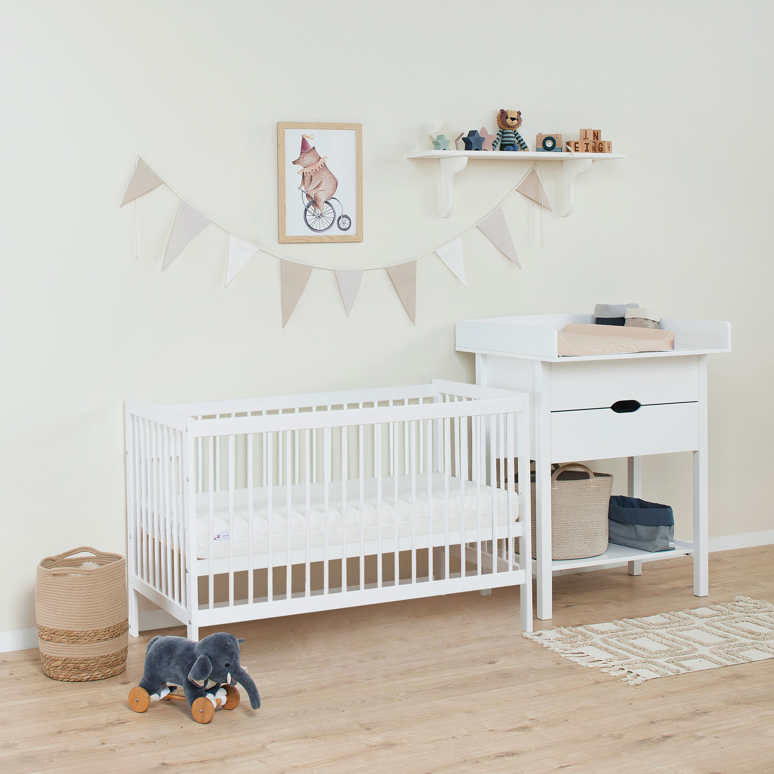 hoppekids-ida-marie-babybett-60x120-wei image 3
