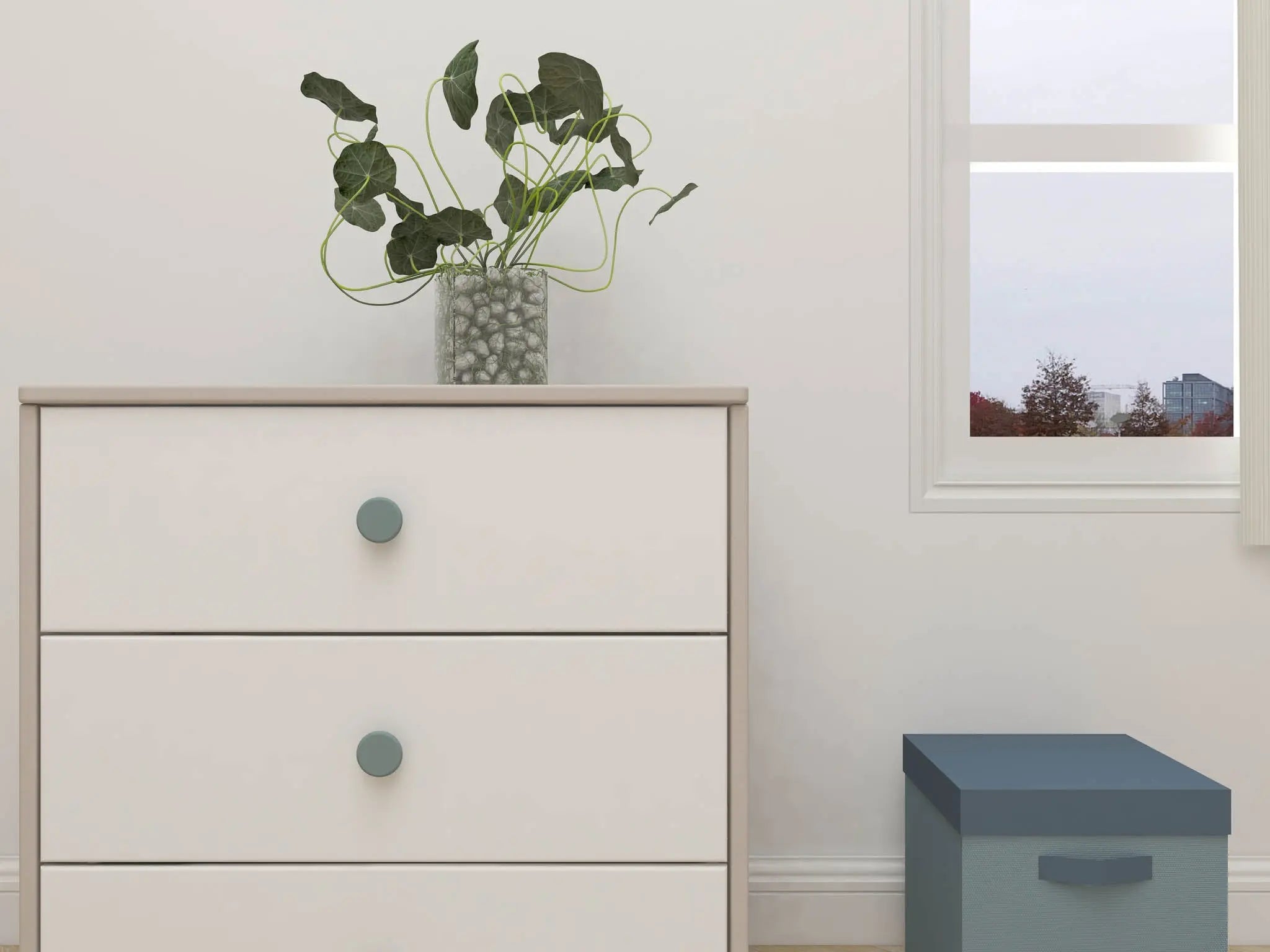 flexa-classic-kommode-mit-3-schubladen-grau image 2