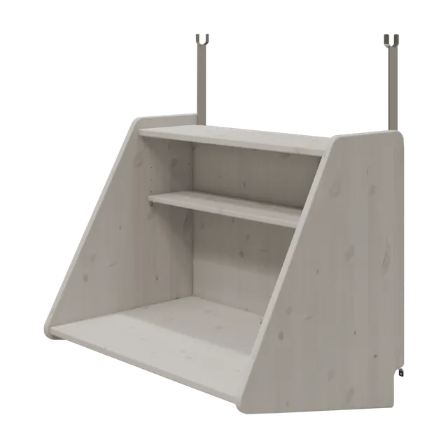 flexa-classic-click-on-schreibtisch-f-r-hochbett-grau image 1