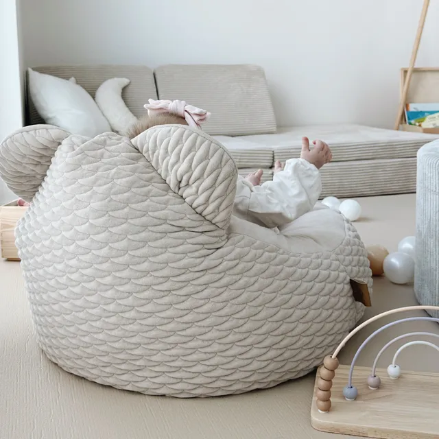 meowbaby-kinderessel-dune-b-ren-sitzsack-sako-bag-sand image 1
