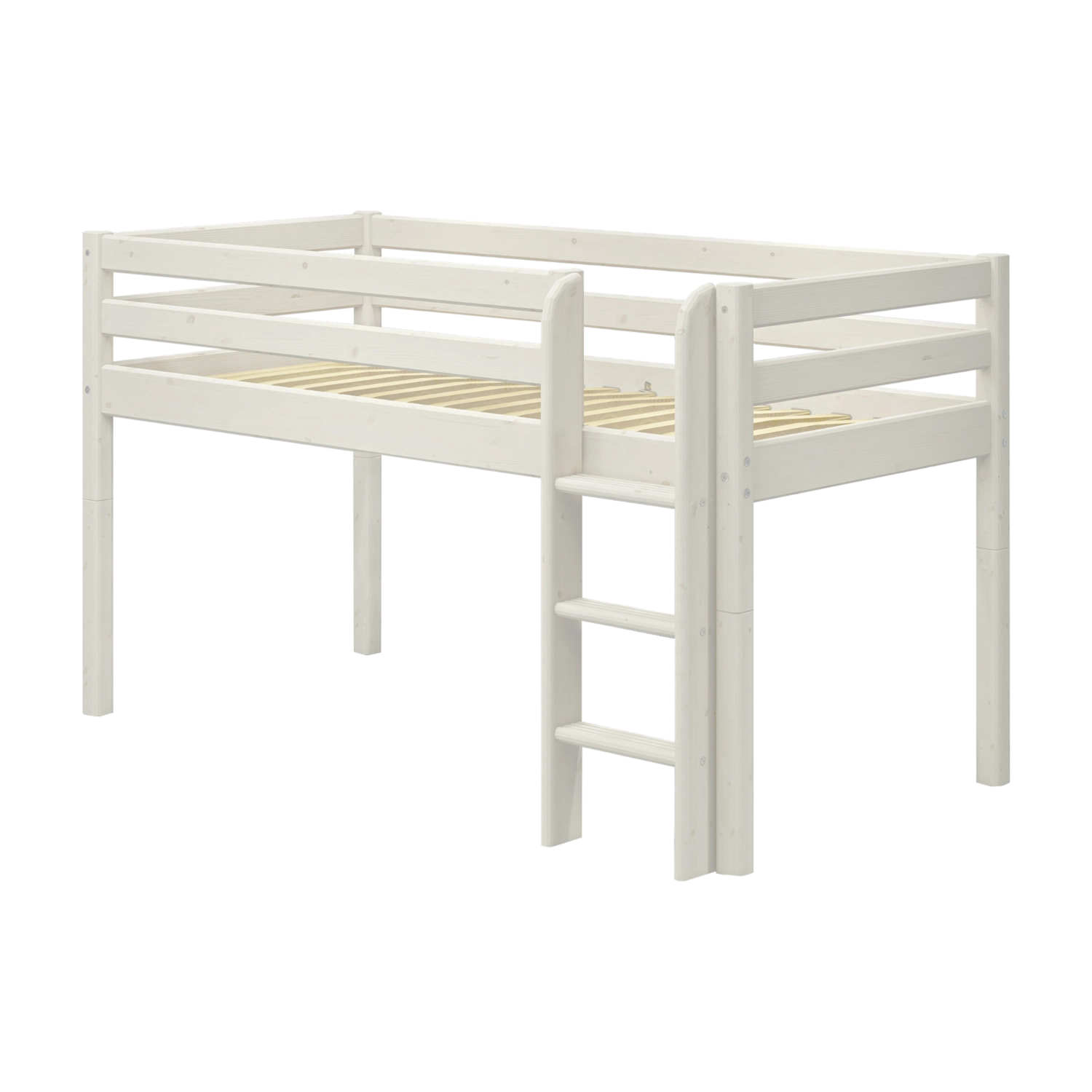 flexa-classic-leiter-und-pfosten-f-r-hochbett-120-cm-wei-kiefer-massiv image 2