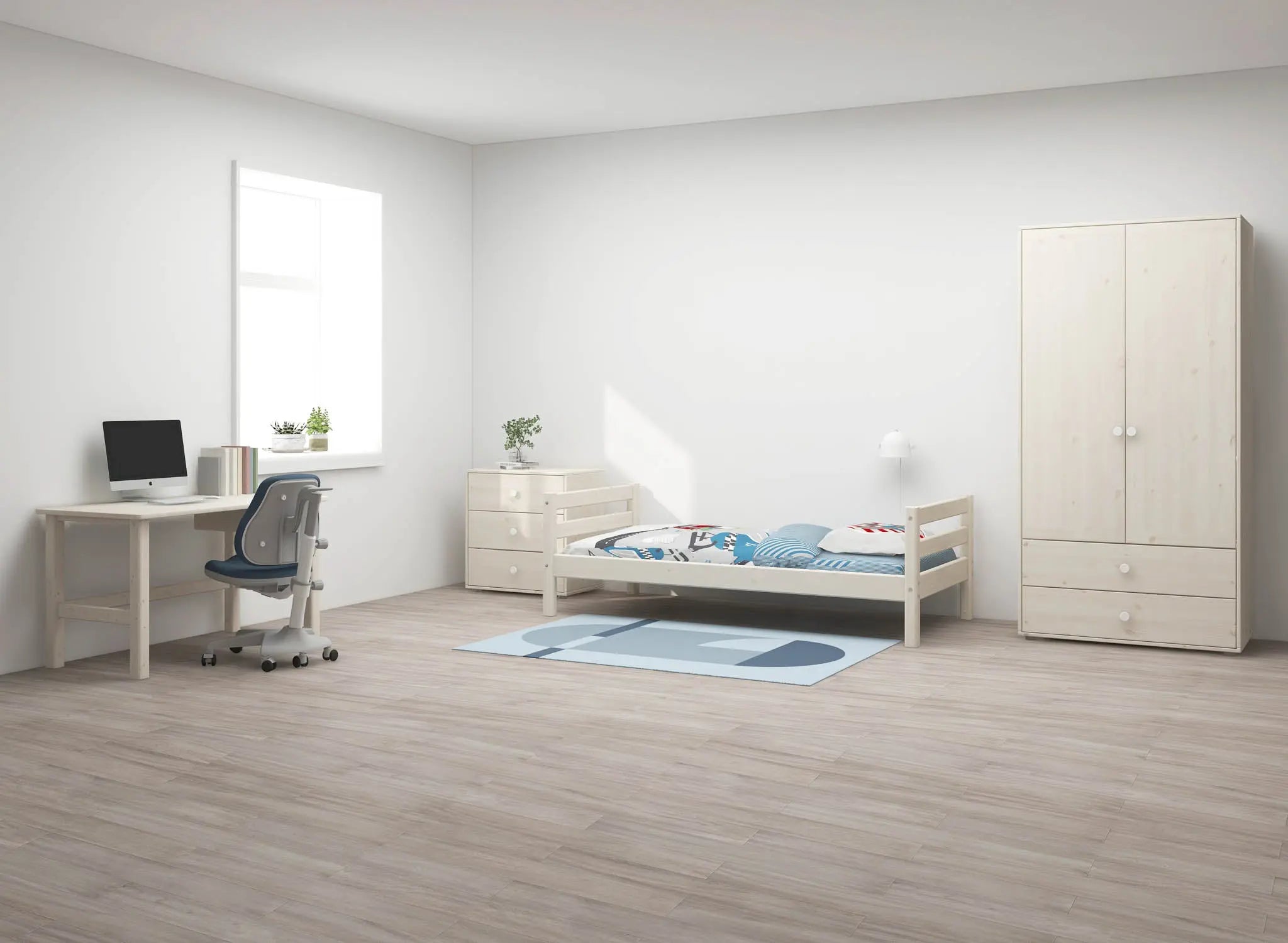 flexa-classic-einzelbett-90x200-cm-wei-mit-lattenrost-bestseller image 5