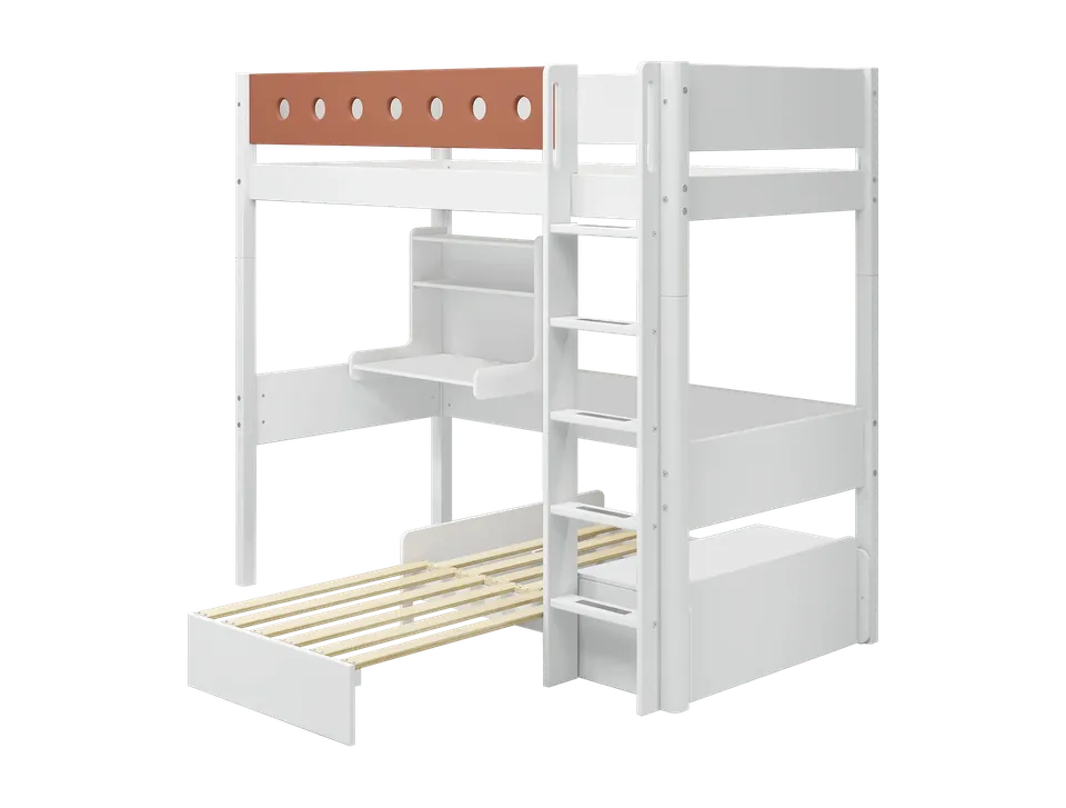 flexa-white-casa-hochbett-184-cm-90x200-cm-wei-mit-schreibtisch-sofa-leiter-und- image 1