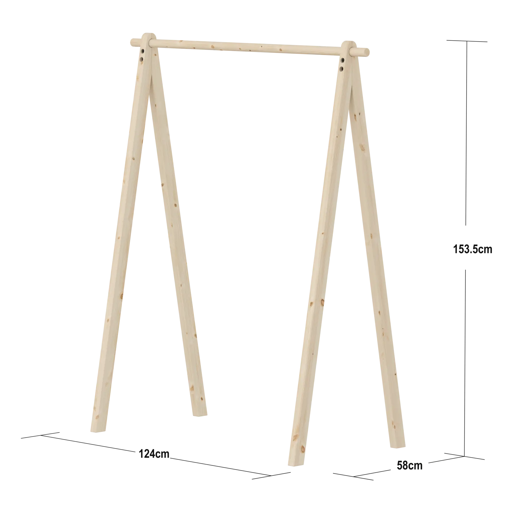 flexa-grow-kleiderst-nder-aus-kiefernholz image 7