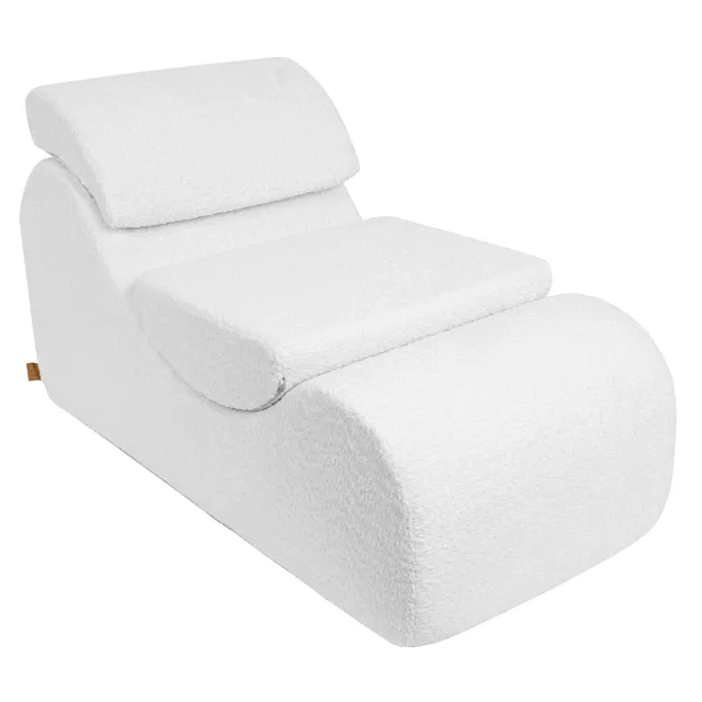 meowbaby-wave-lounger-boucl-designer-sessel-creme-wei image 1