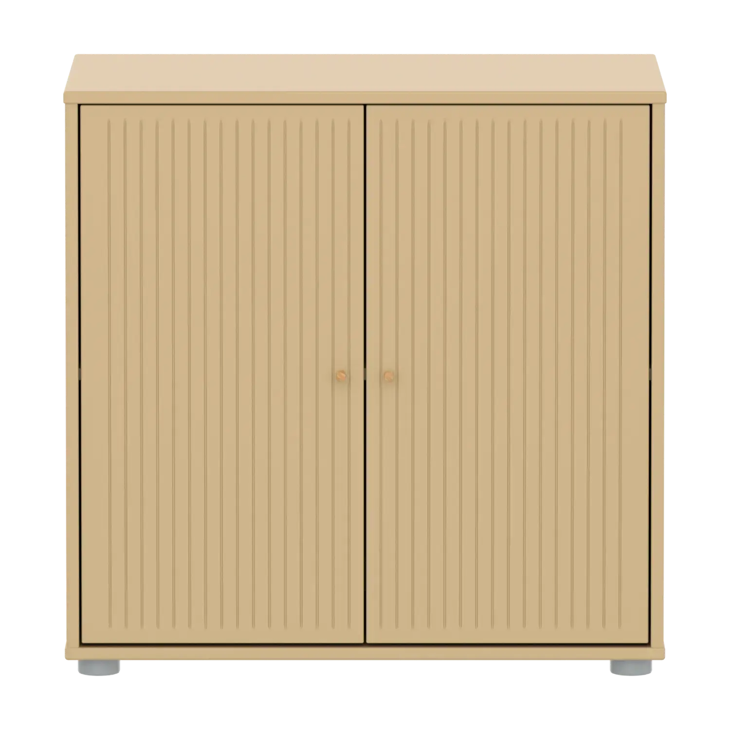 flexa-saga-schrank-2-t-ren-mit-rillen-griffe-in-eiche-oat image 2