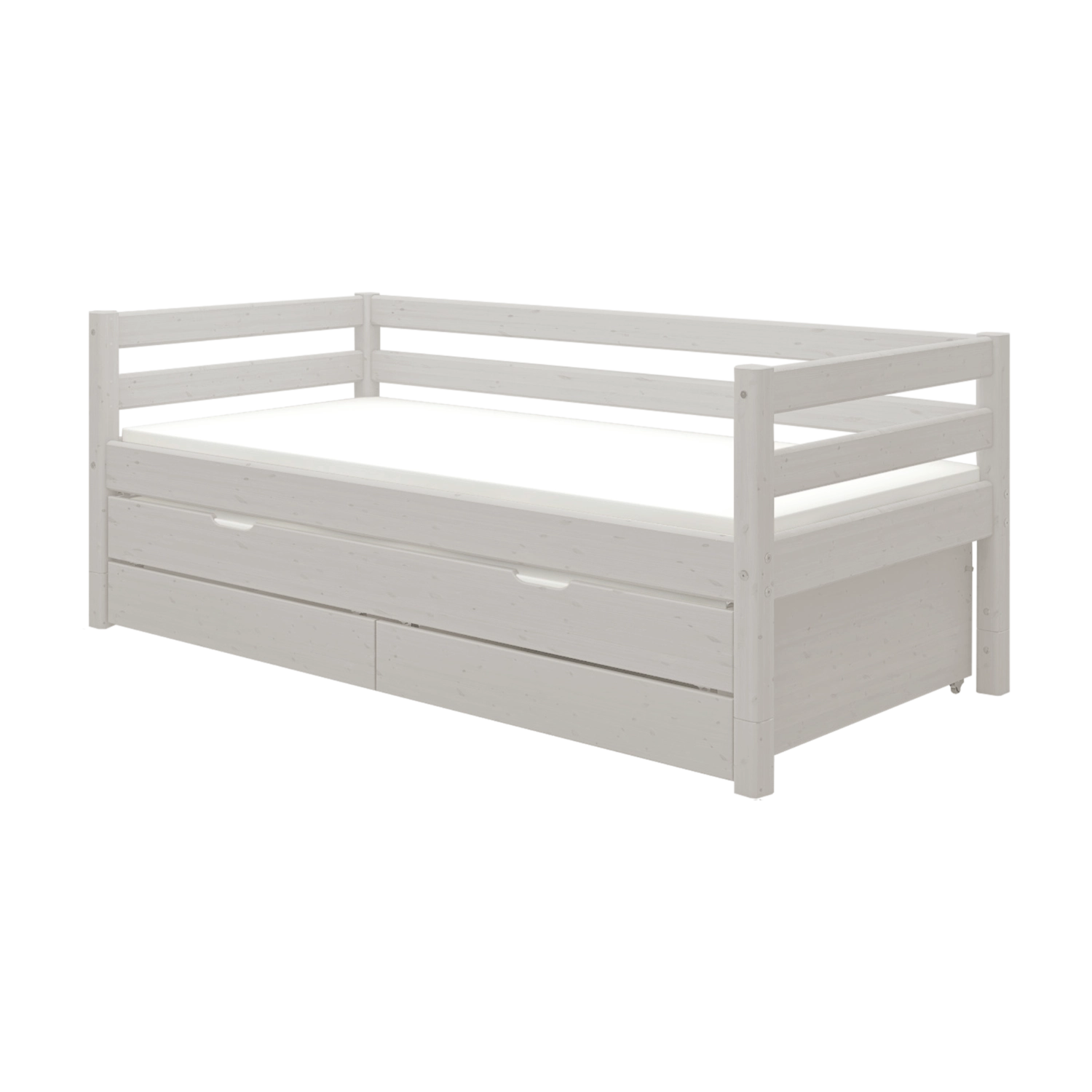 flexa-classic-tagesbett-einzelbett-90x200-cm-mit-ausziehbett-90x190-schubladen-g image 1