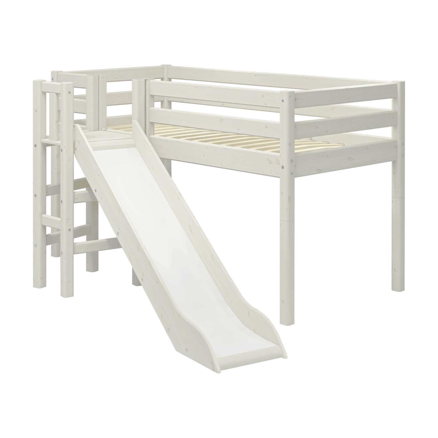 flexa-classic-spielbett-120-cm-mit-rutsche-90x200-cm-wei-bestseller image 8