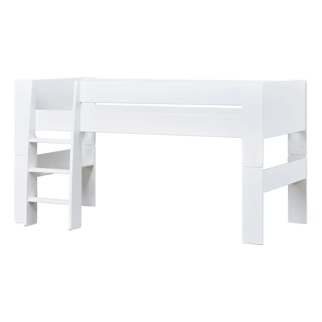 hoppekids-pure-halbhochbett-90x200-cm-wei image 1