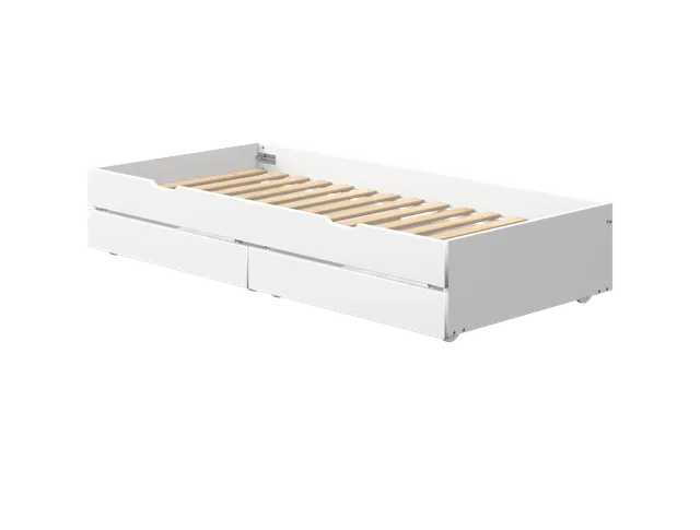 flexa-white-ausziehbett-mit-2-schubladen-90x190-cm-wei image 1