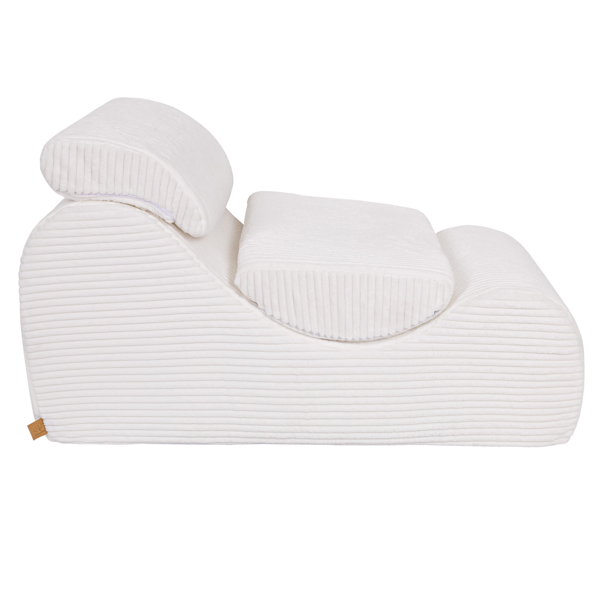 meowbaby-sitzsack-wave-lounger-churro-creme-wei-designer-lounge-sessel image 4