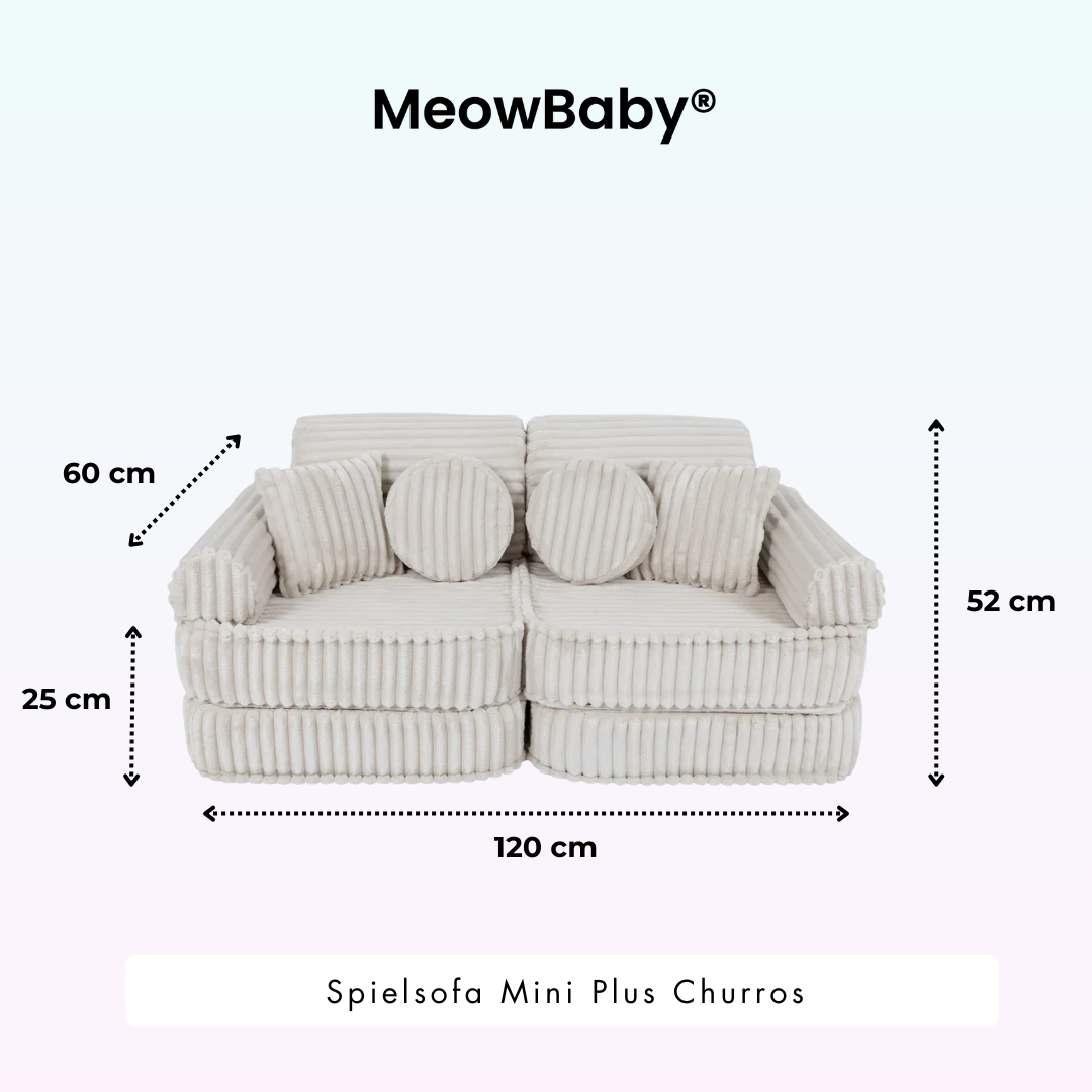 meowbaby-spielsofa-mini-plus-churros-pl-schcord-edition-120x60x50-cm image 4