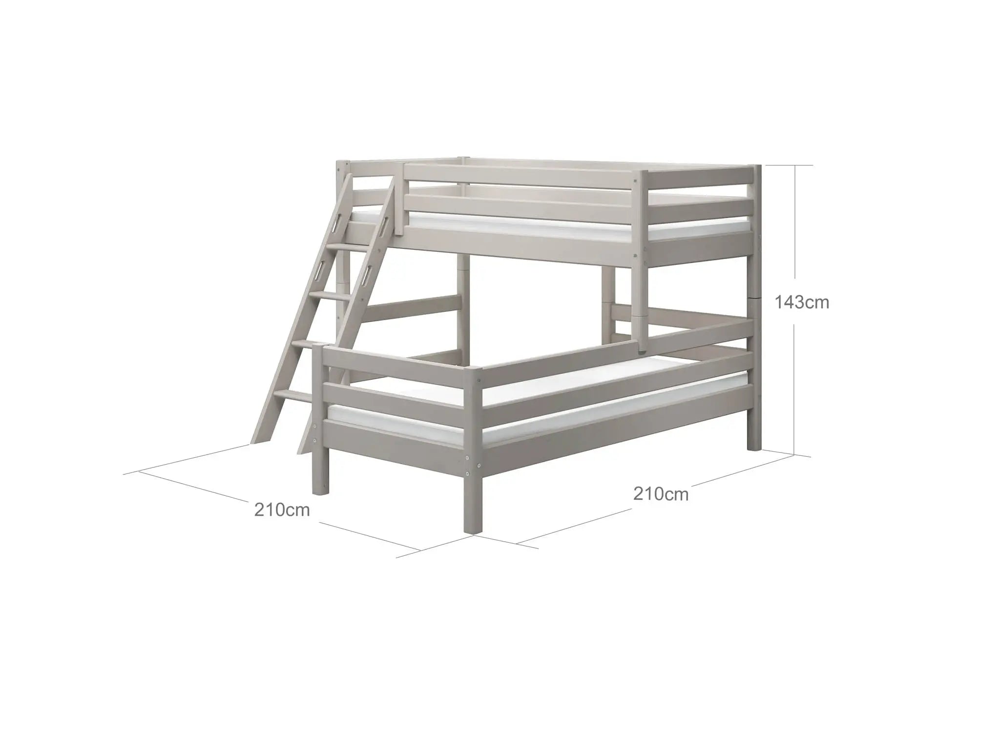 flexa-classic-etagenbett-90x200-cm-mit-leiter-und-absturzsicherung-halbhoch-143- image 6
