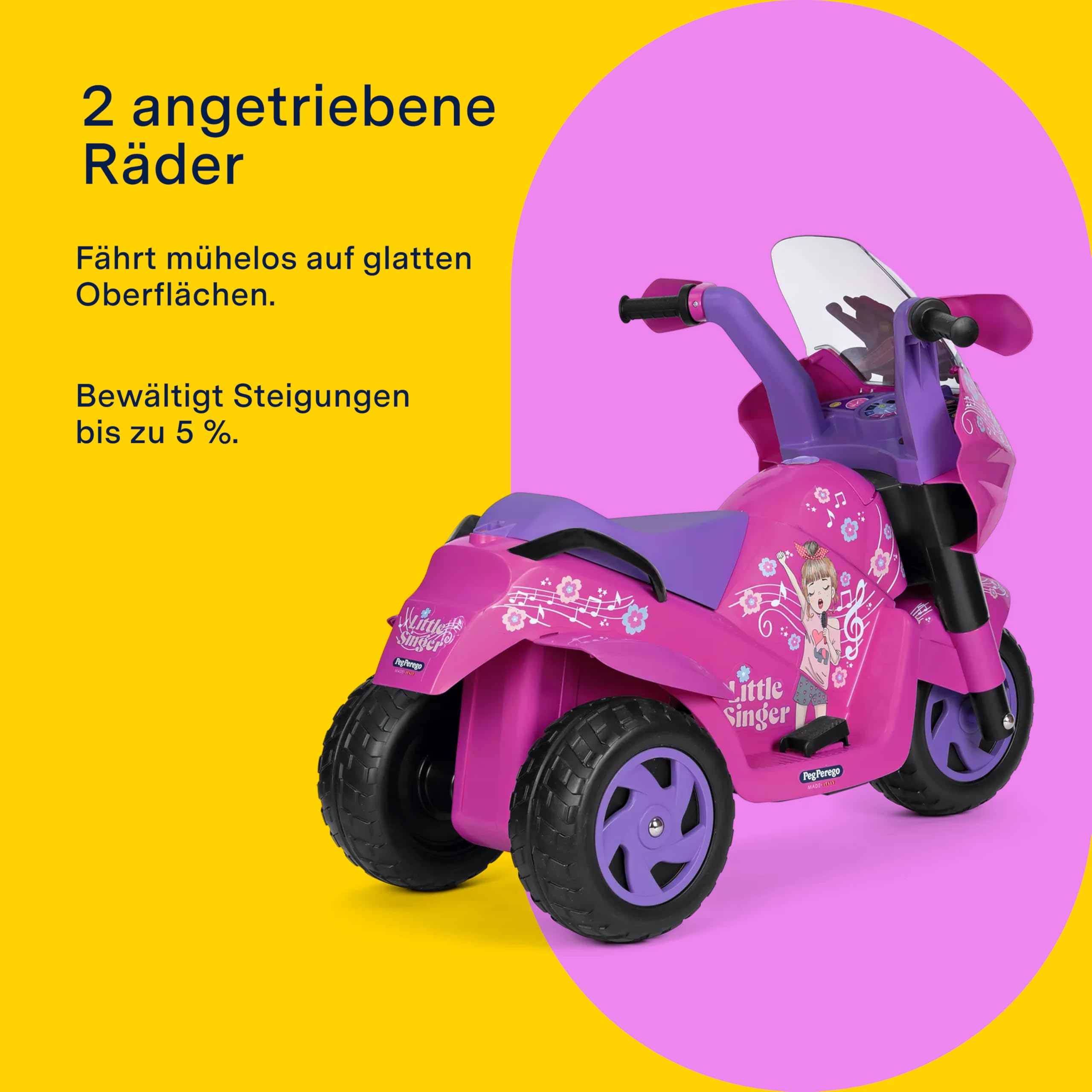 peg-perego-little-singer-elektromotorrad-ab-2-jahren image 5