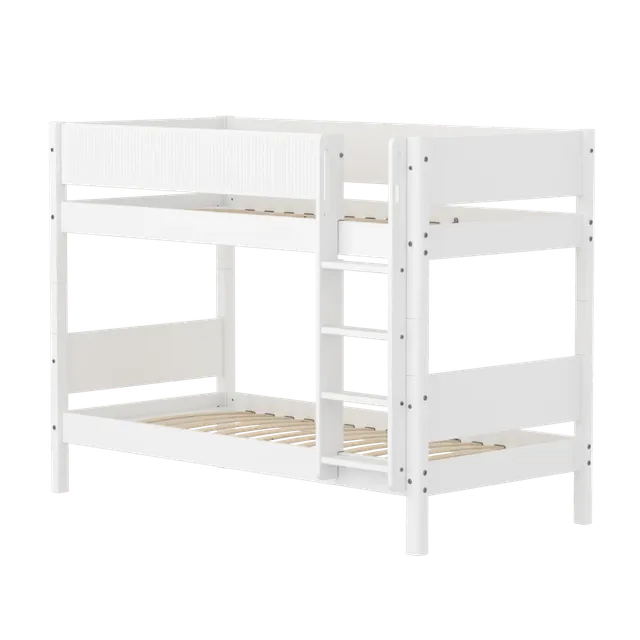 flexa-white-etagenbett-154-cm-mit-leiter-und-absturzsicherung-90x200-cm-wei image 1