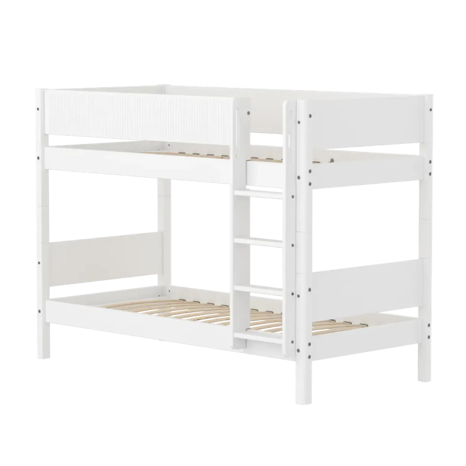 flexa-white-etagenbett-154-cm-mit-leiter-und-absturzsicherung-90x200-cm-wei image 1
