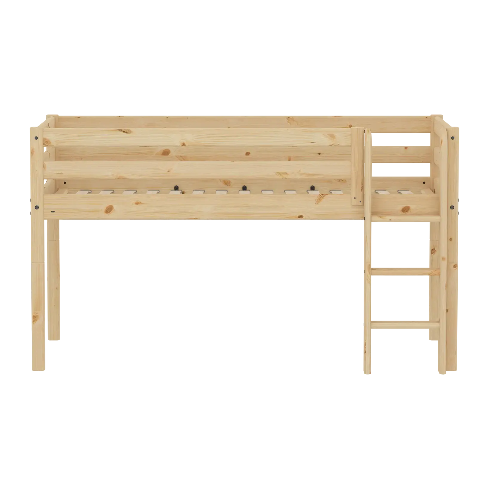 flexa-classic-raw-halbhohes-bett-90x200-cm-kiefernholz image 3