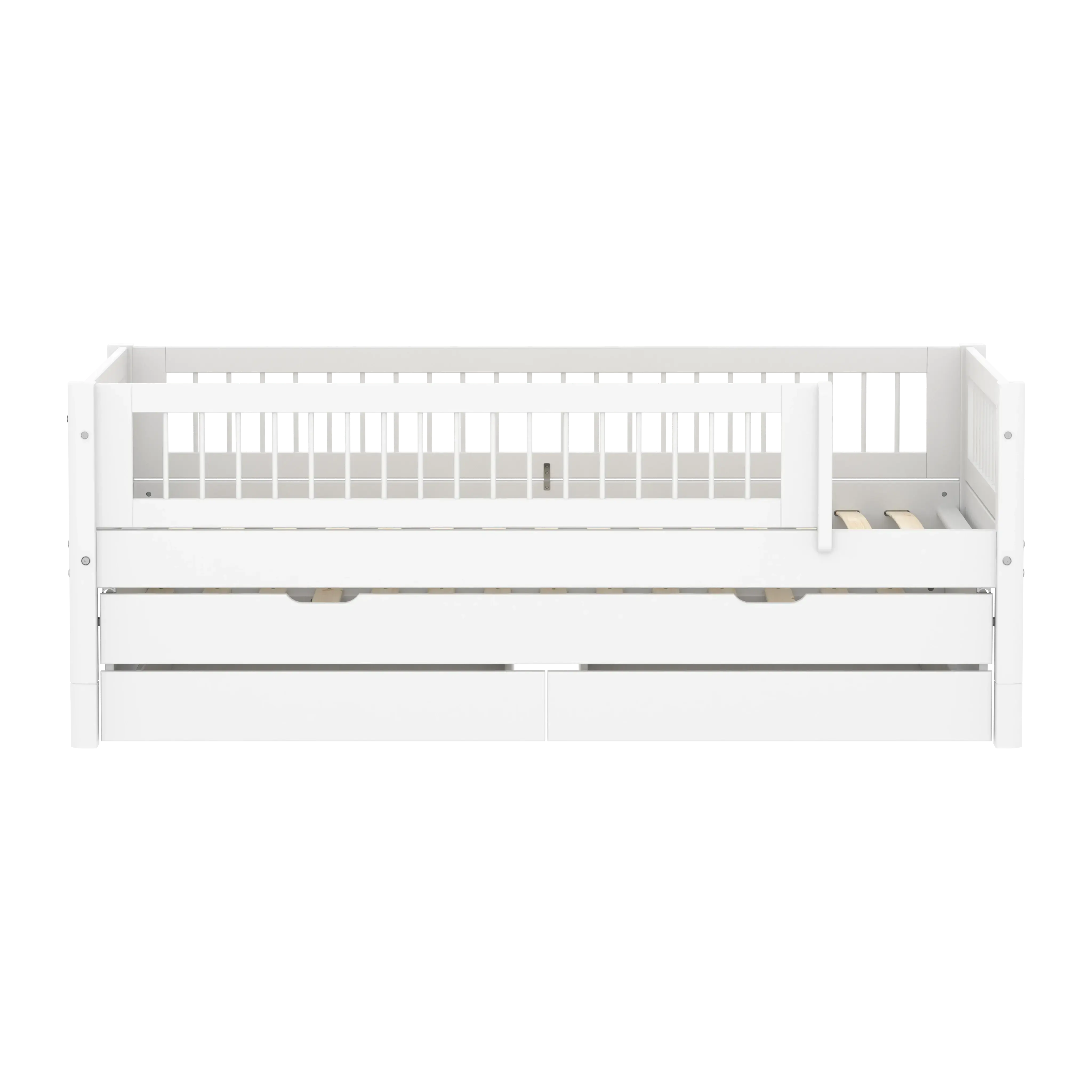 flexa-white-einzelbett-90x200-cm-wei-mit-ausziehbett-90x190-cm-schubladen-und-ab image 3