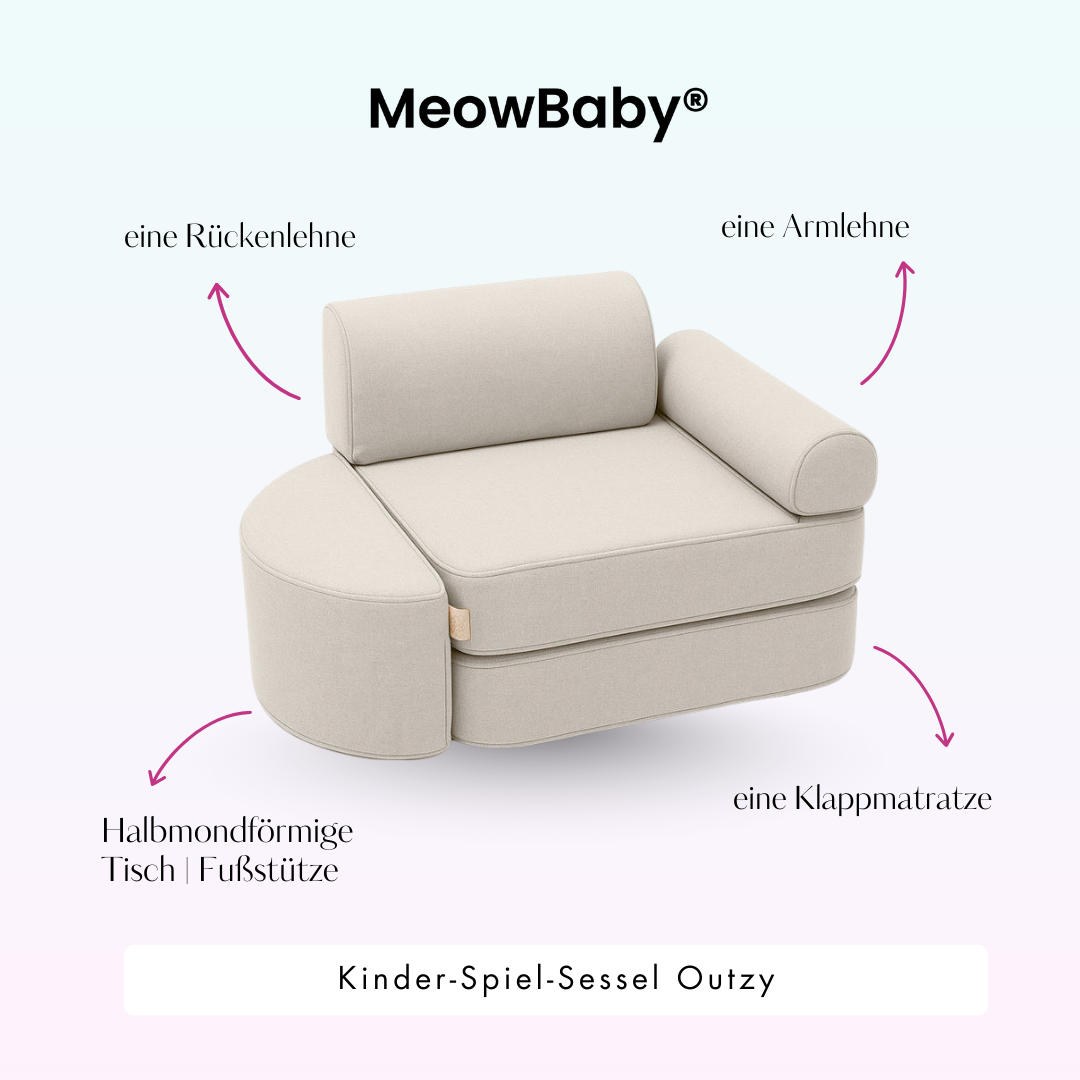meowbaby-kindersessel-3-in-1-outzy-faltbare-kindercouch-und-spielmatratze-outdoo image 5