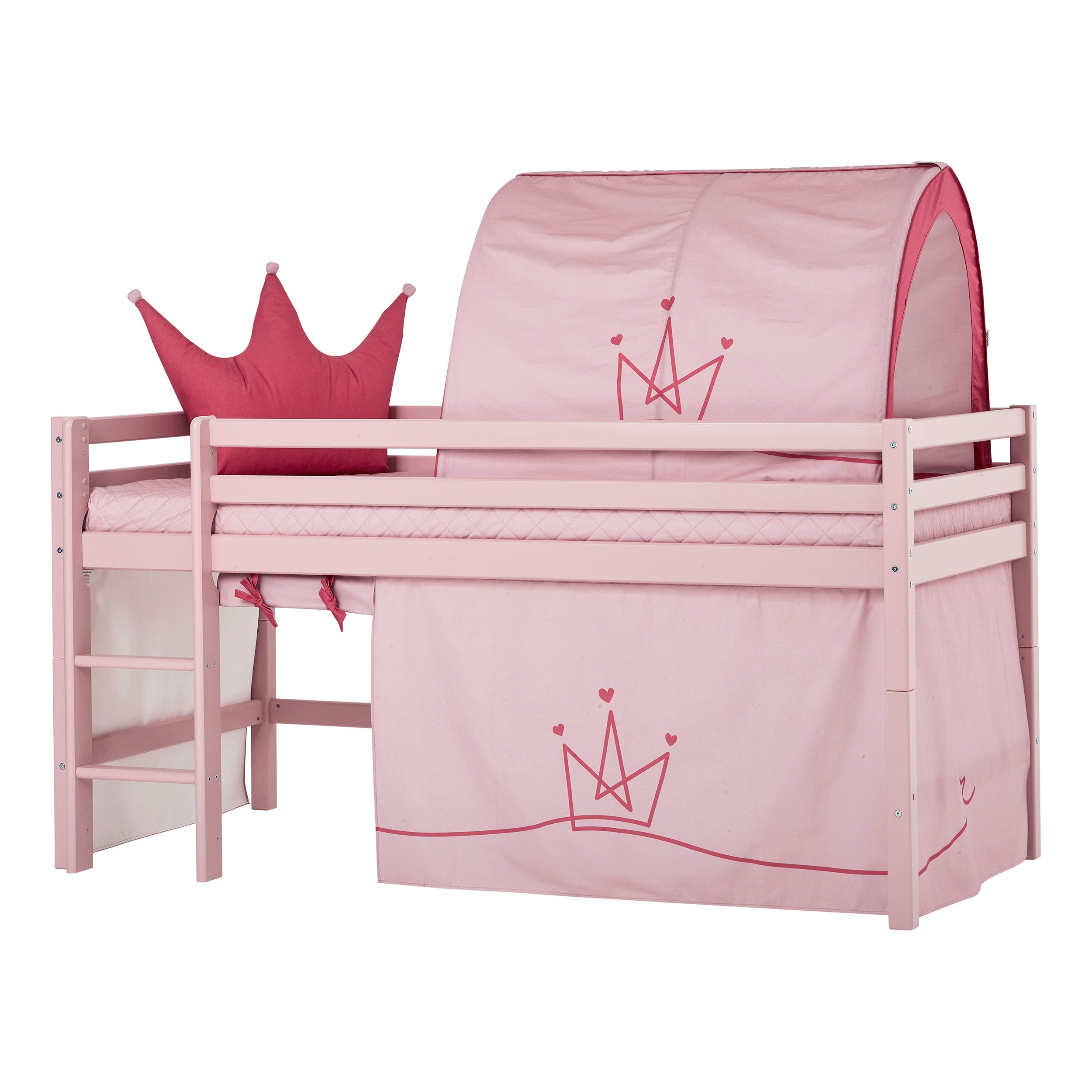 hoppekids-princess-tunnel-spieltunnel-f-r-zimmer-und-bett image 3