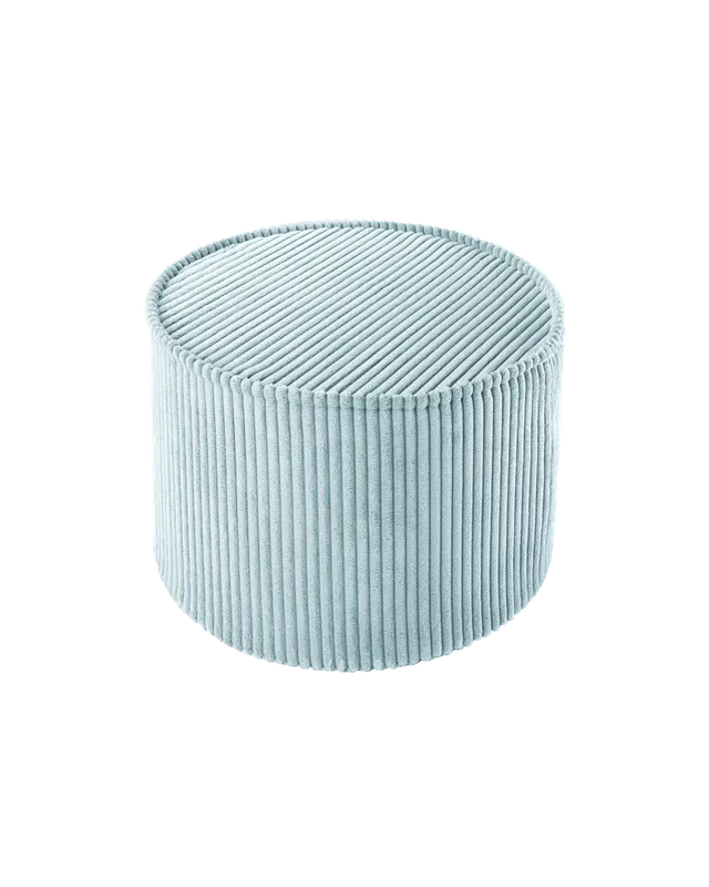 wigiwama-peppermint-green-pouf-kinder-hocker-aus-cord image 1