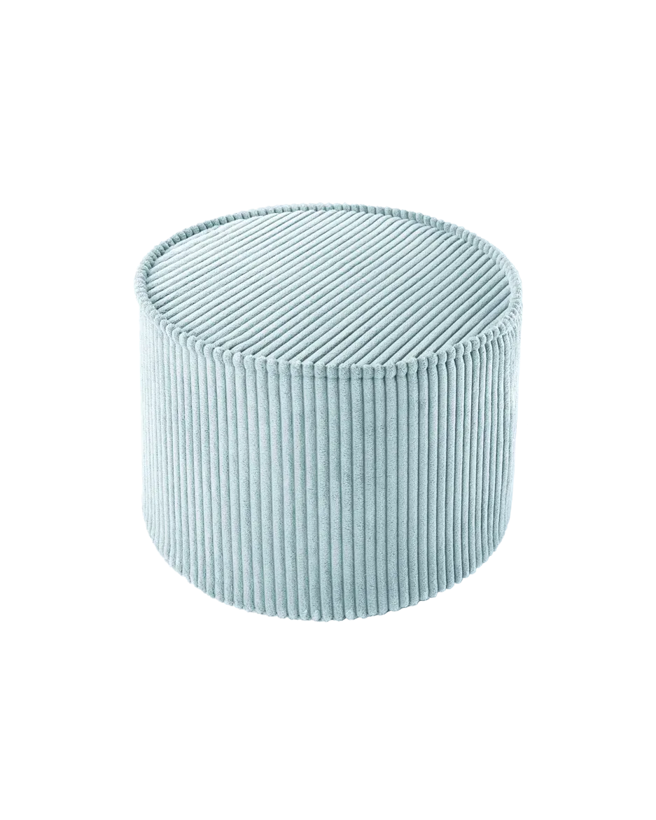 wigiwama-peppermint-green-pouf-kinder-hocker-aus-cord image 1