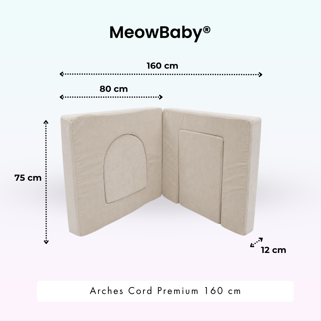 meowbaby-arches-cord-premium-160-cm-slim-cord-edition-spielsofa-addon image 4